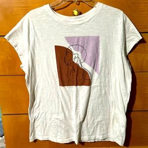 Universal Thread Women’s T-Shirt  Size XXL Lightweight Black Beautiful Art